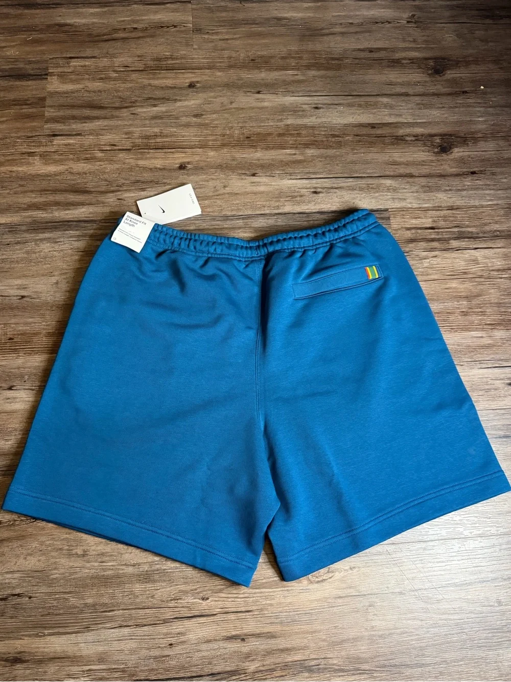 Nike Court Tennis Fleece Shorts Blue $70 NWT Mens Sz L